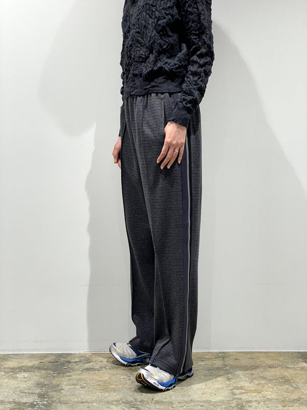 KNIT SIDELINE HOUNDSTOOTH TRACK PANTS