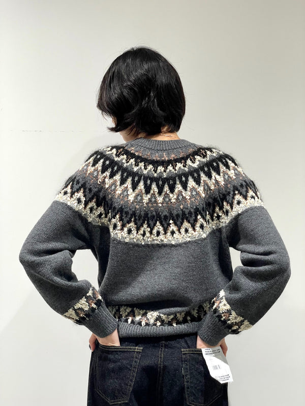 交編 NORDIC KNIT PULLOVER