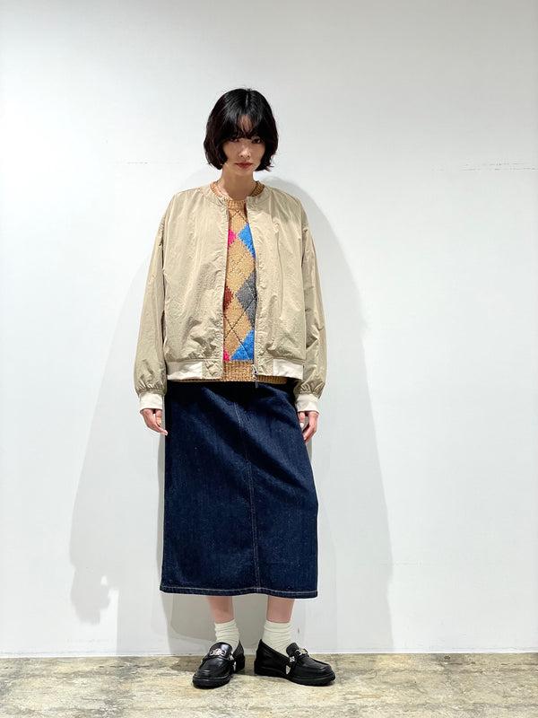 BREATH THERMO BALLOON SLEEVE SHORT BLOUSON