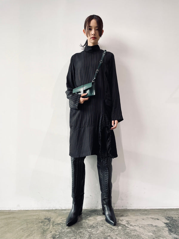 Cupra stripe dress