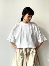 画像をギャラリービューアに読み込む, Cotton jersey zip T-shirt
