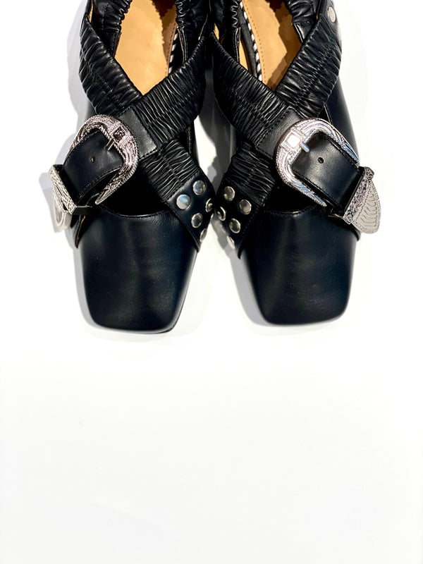 Cross strap ballet（WOMENS）