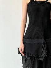画像をギャラリービューアに読み込む, Rib knit mini dress
