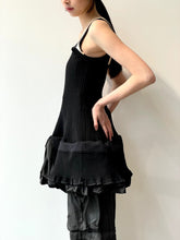 画像をギャラリービューアに読み込む, Rib knit mini dress
