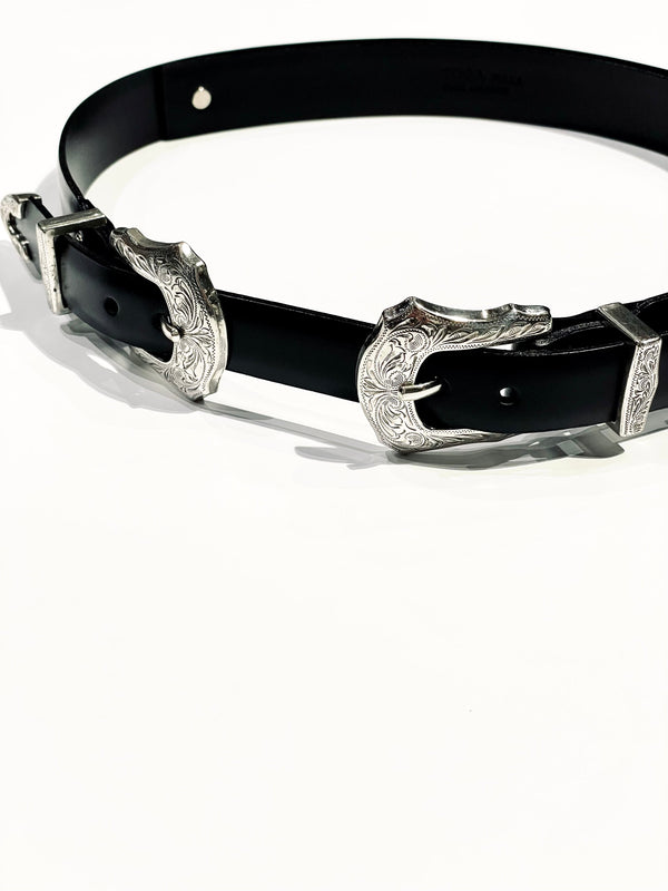 Double buckle belt