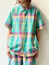 画像をギャラリービューアに読み込む, Madras Shirt Square S/S
