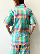 画像をギャラリービューアに読み込む, Madras Shirt Square S/S
