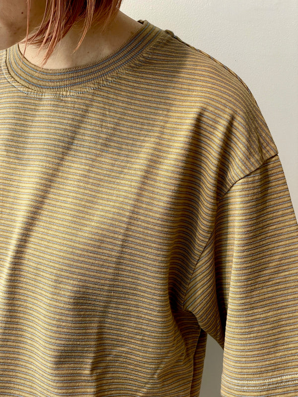 NEW BASIC GARMENT DYED BORDER T-SHIRT