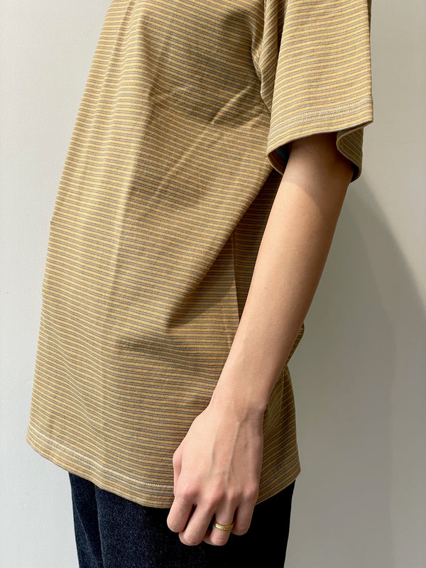 NEW BASIC GARMENT DYED BORDER T-SHIRT
