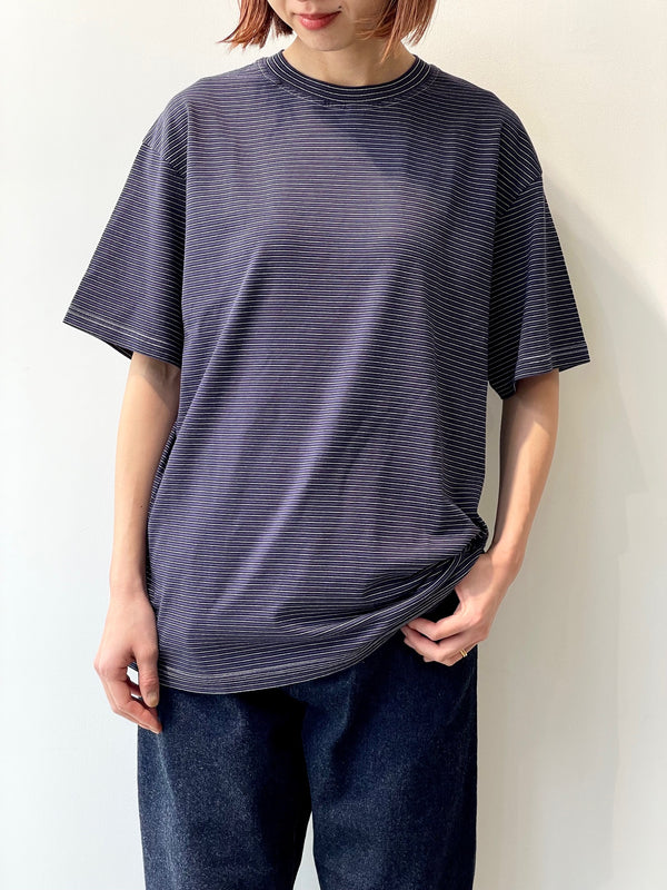 NEW BASIC GARMENT DYED BORDER T-SHIRT
