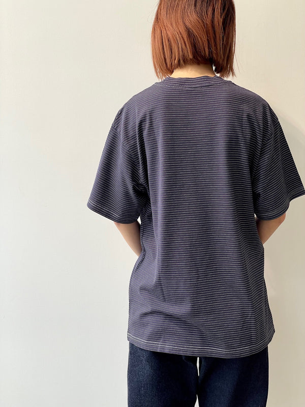 NEW BASIC GARMENT DYED BORDER T-SHIRT