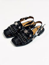 画像をギャラリービューアに読み込む, Square toe ring sandal（WOMENS）
