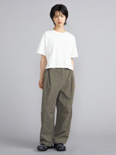 WATER REPELLENT STRETCH WIDE BAGGY PANTS