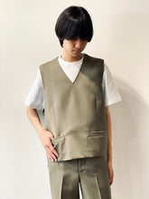 画像をギャラリービューアに読み込む, Wool mohair vest
