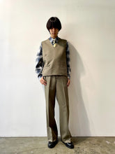 画像をギャラリービューアに読み込む, Wool mohair vest
