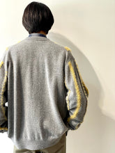 画像をギャラリービューアに読み込む, Stripe jacquard knit cardigan
