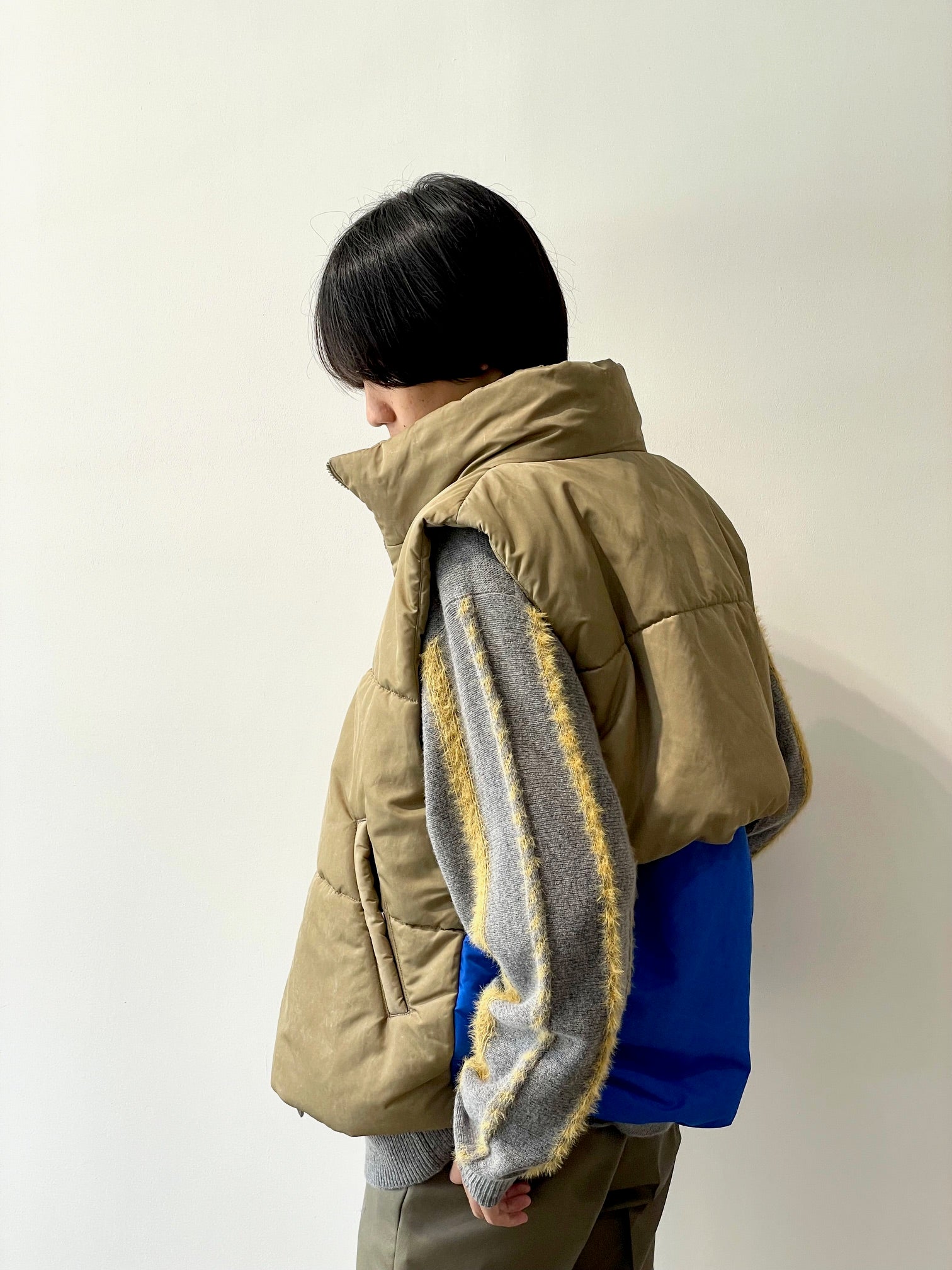 TOGA - TOGA フェイクファー ドッキング ジャケット 中古・古着通販】TOGA ARCHIVES (トーガアーカイブス) ニット