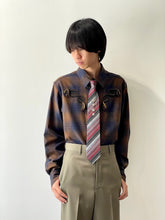 画像をギャラリービューアに読み込む, Ombre check shirt
