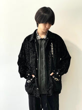 画像をギャラリービューアに読み込む, Crush velvet blouson
