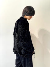 画像をギャラリービューアに読み込む, Crush velvet blouson
