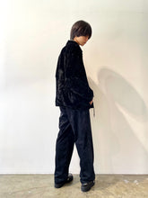 画像をギャラリービューアに読み込む, Crush velvet blouson
