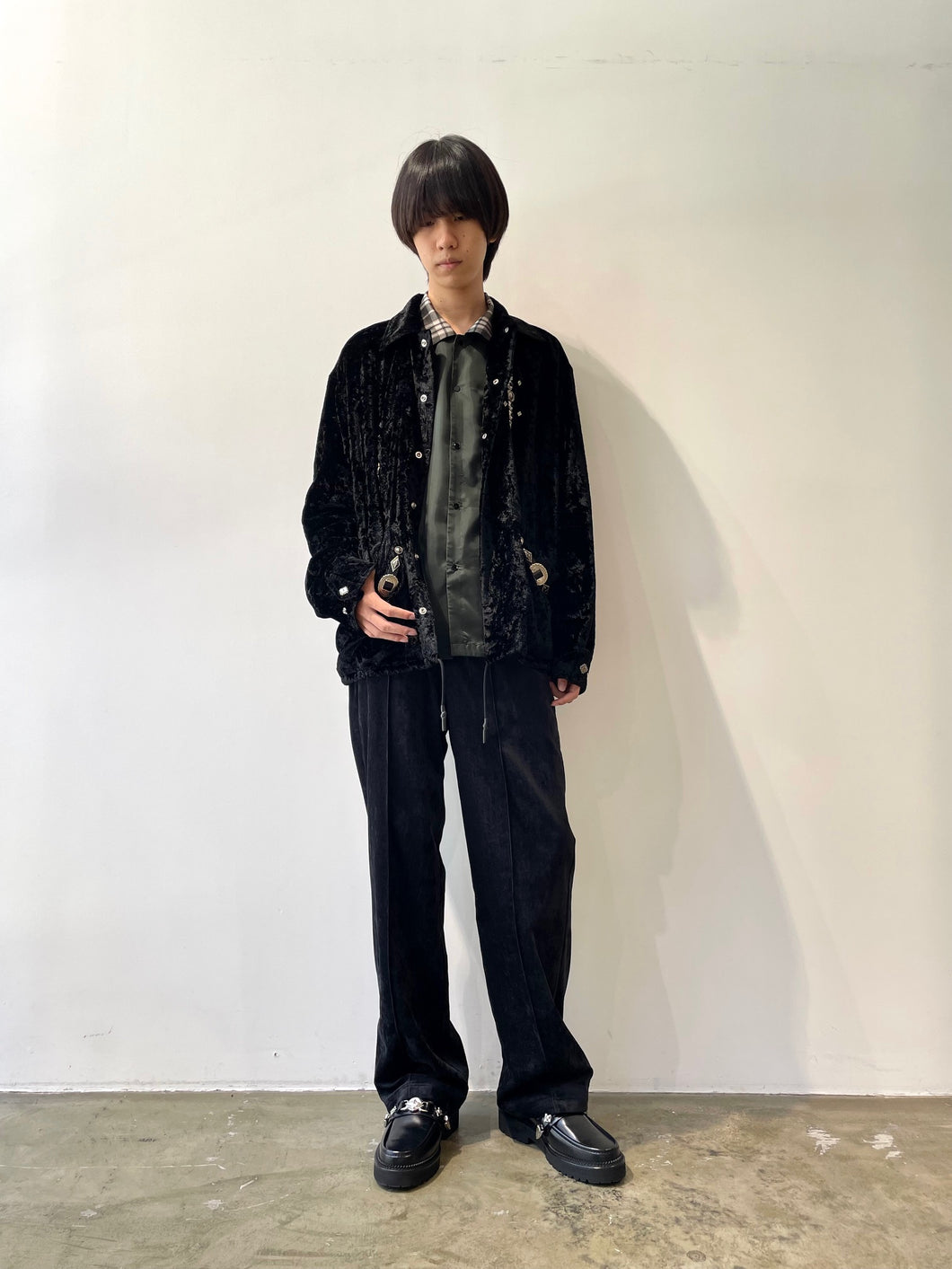 Velvet track pants