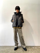 画像をギャラリービューアに読み込む, Rib jersey half zip pullover
