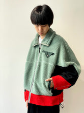 画像をギャラリービューアに読み込む, Wool jersey blouson
