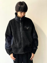 画像をギャラリービューアに読み込む, Wool jersey blouson
