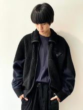 画像をギャラリービューアに読み込む, Wool jersey blouson
