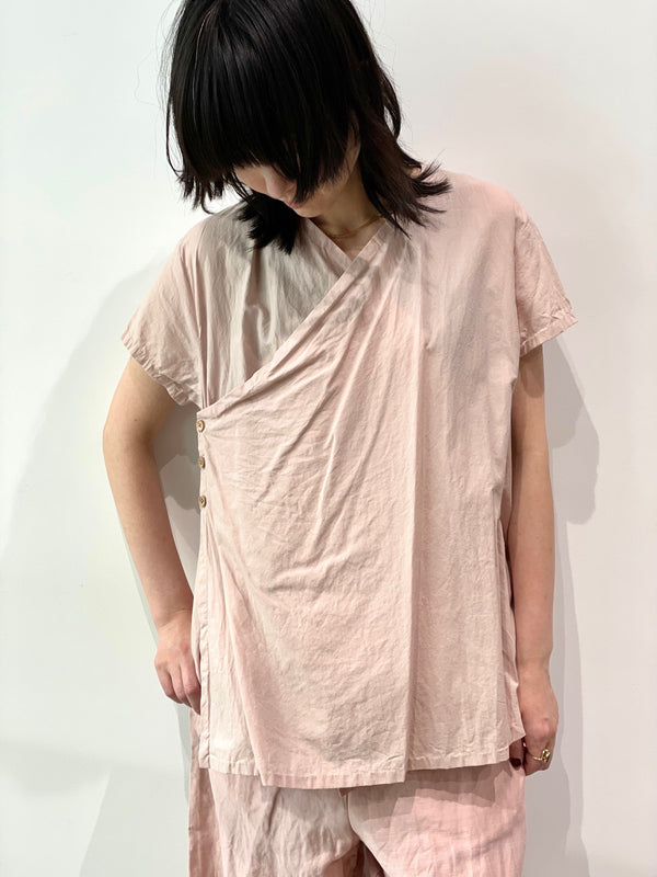 Wrap blouse S/S