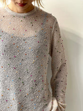 画像をギャラリービューアに読み込む, POMPOM SHEER KNIT PULLOVER

