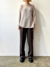 画像をギャラリービューアに読み込む, POMPOM SHEER KNIT PULLOVER
