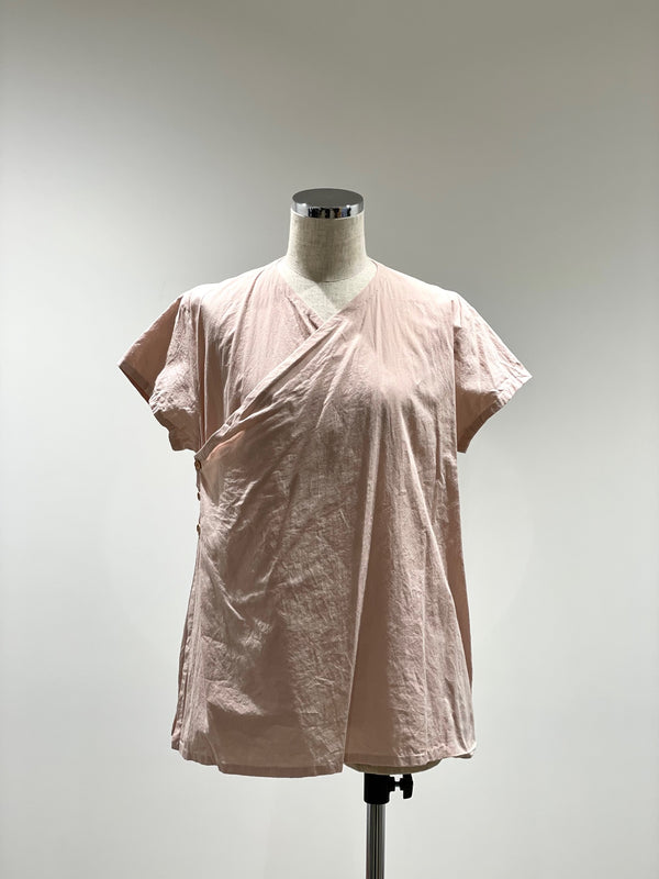 Wrap blouse S/S