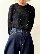 画像をギャラリービューアに読み込む, POMPOM SHEER KNIT PULLOVER
