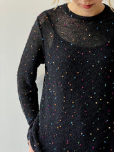 画像をギャラリービューアに読み込む, POMPOM SHEER KNIT PULLOVER
