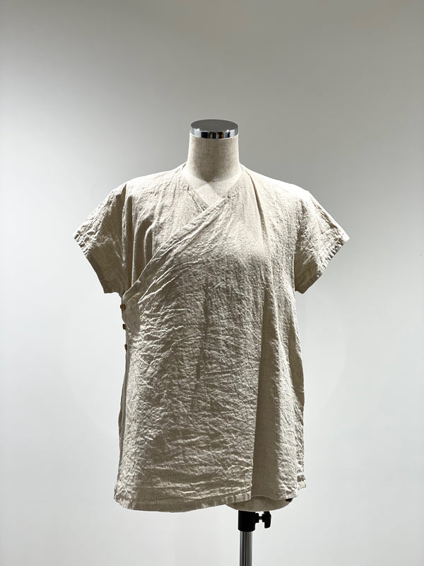 Wrap blouse S/S