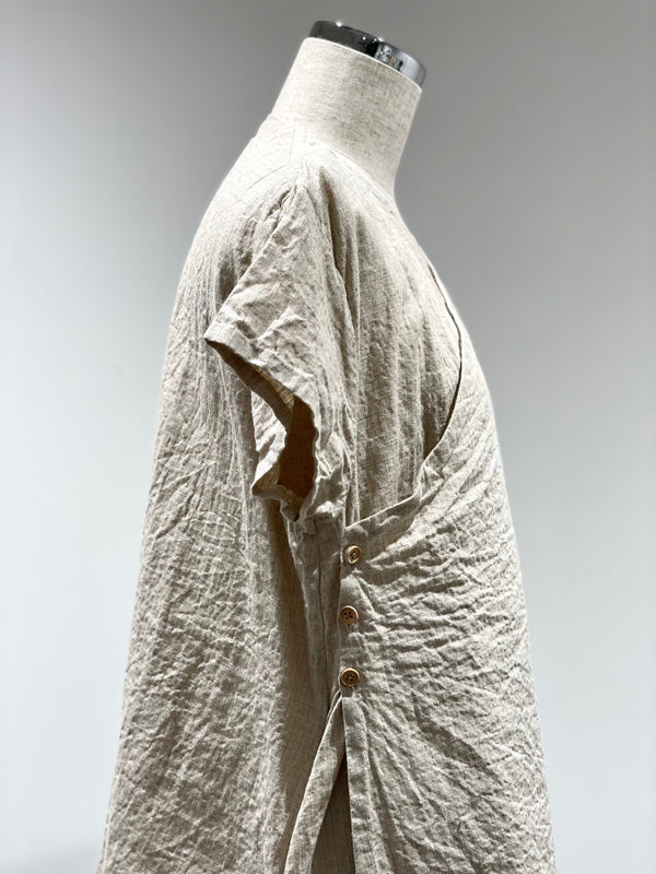 Wrap blouse S/S