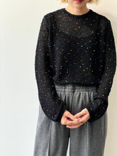 画像をギャラリービューアに読み込む, POMPOM SHEER KNIT PULLOVER
