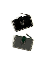 画像をギャラリービューアに読み込む, Leather wallet studs small
