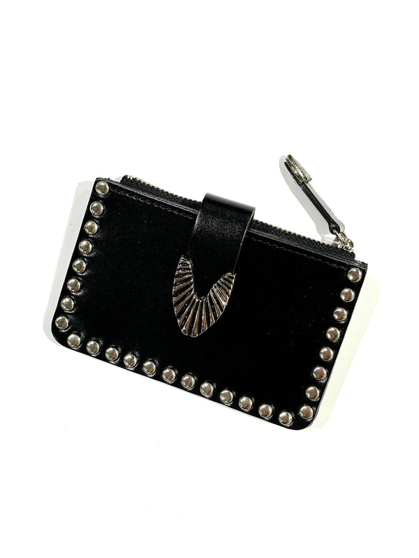 Leather wallet studs small