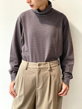 画像をギャラリービューアに読み込む, GARMENT DYED BORDER T-SHIRT（TURTLE・LONG SLEEVE）
