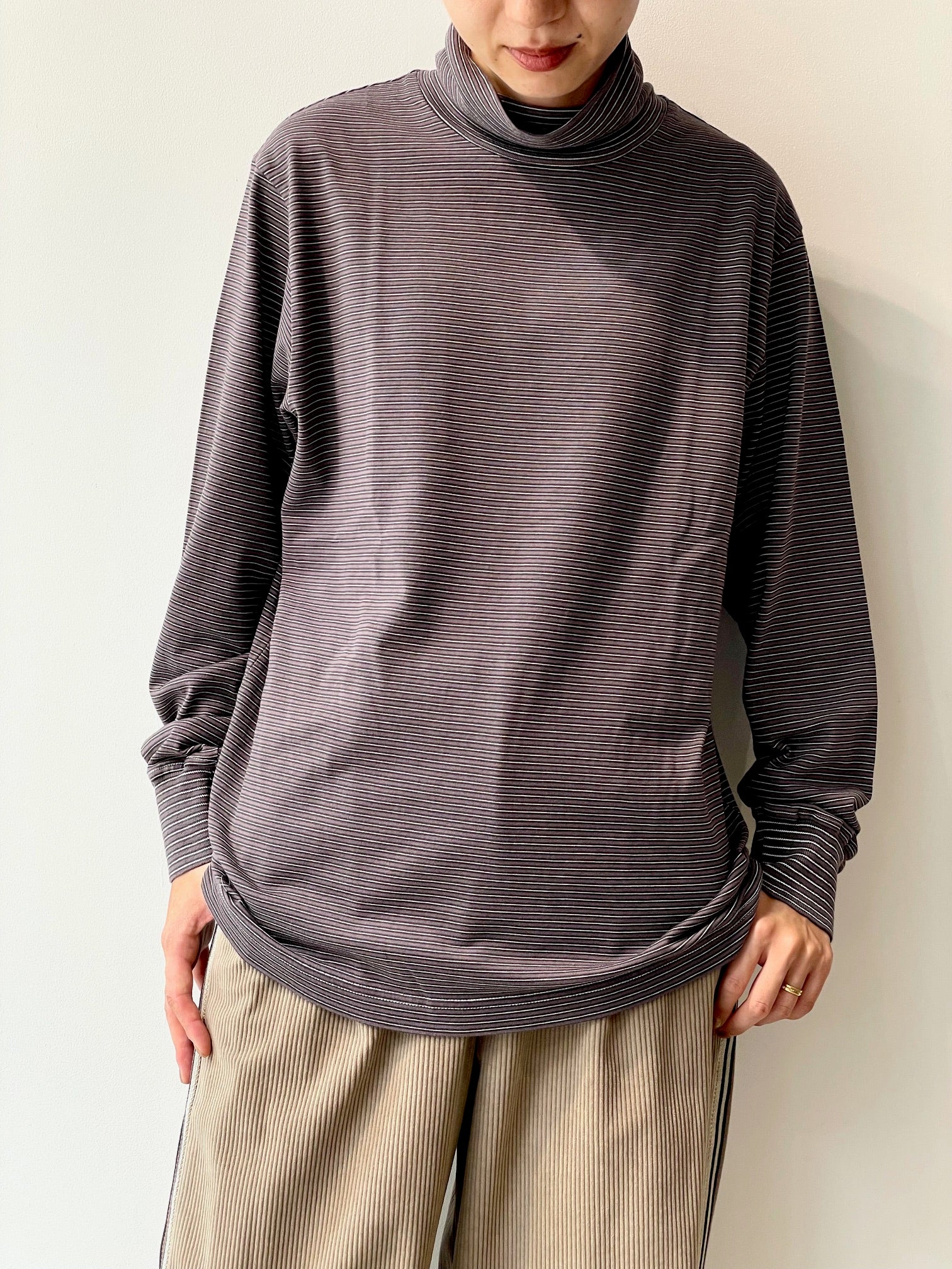 GARMENT DYED BORDER T-SHIRT（TURTLE・LONG SLEEVE） – FUKIONLINE