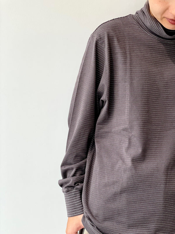 GARMENT DYED BORDER T-SHIRT（TURTLE・LONG SLEEVE）