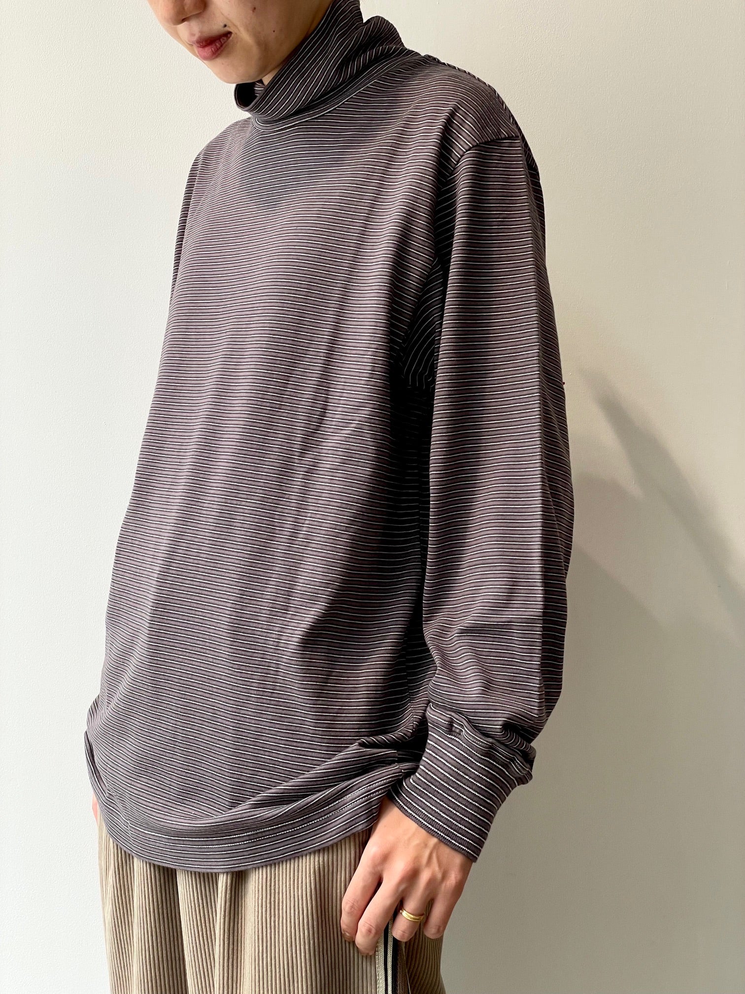 GARMENT DYED BORDER T-SHIRT（TURTLE・LONG SLEEVE） – FUKIONLINE