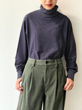 画像をギャラリービューアに読み込む, GARMENT DYED BORDER T-SHIRT（TURTLE・LONG SLEEVE）
