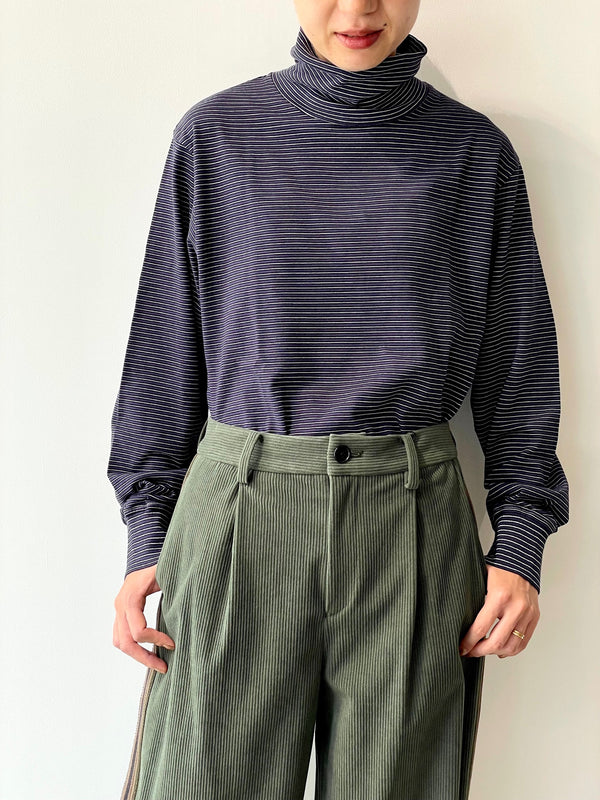 GARMENT DYED BORDER T-SHIRT（TURTLE・LONG SLEEVE）