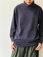 画像をギャラリービューアに読み込む, GARMENT DYED BORDER T-SHIRT（TURTLE・LONG SLEEVE）
