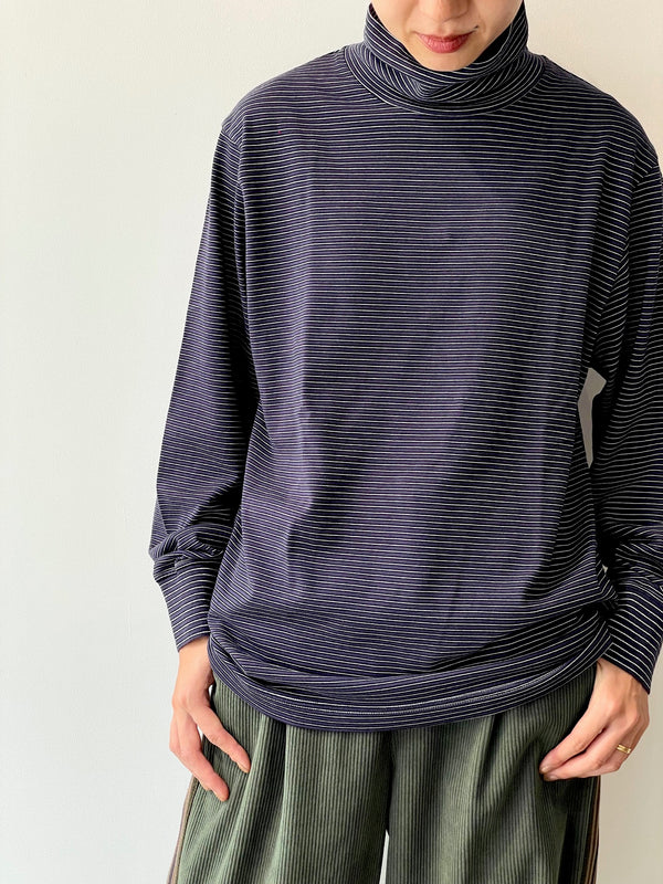GARMENT DYED BORDER T-SHIRT（TURTLE・LONG SLEEVE）