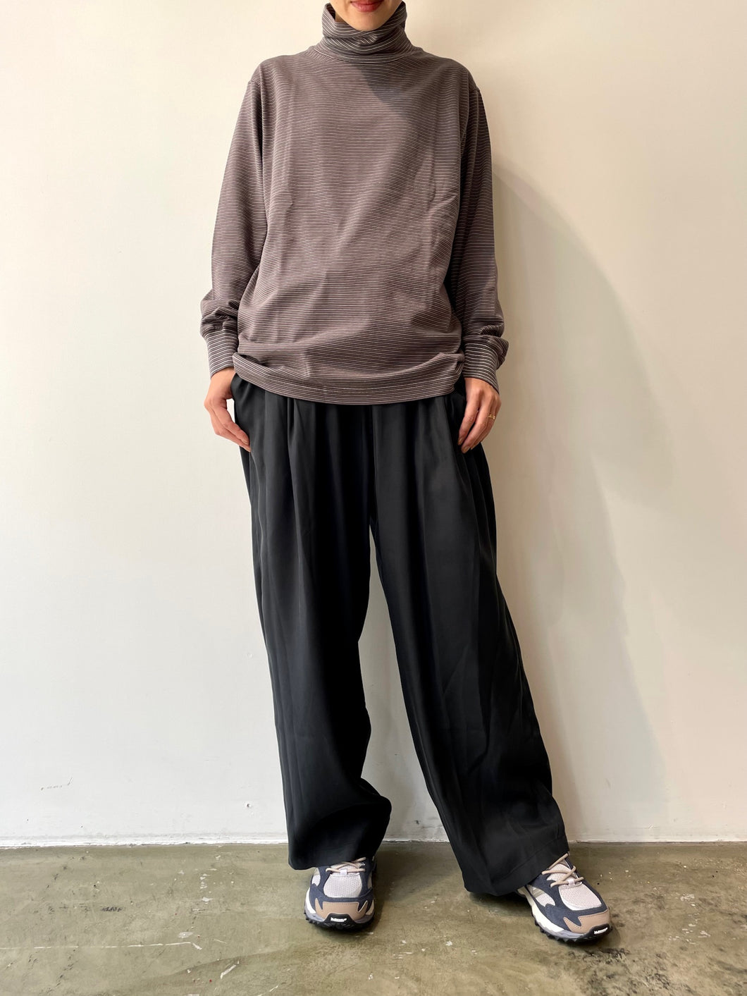 GARMENT DYED BORDER T-SHIRT（TURTLE・LONG SLEEVE）